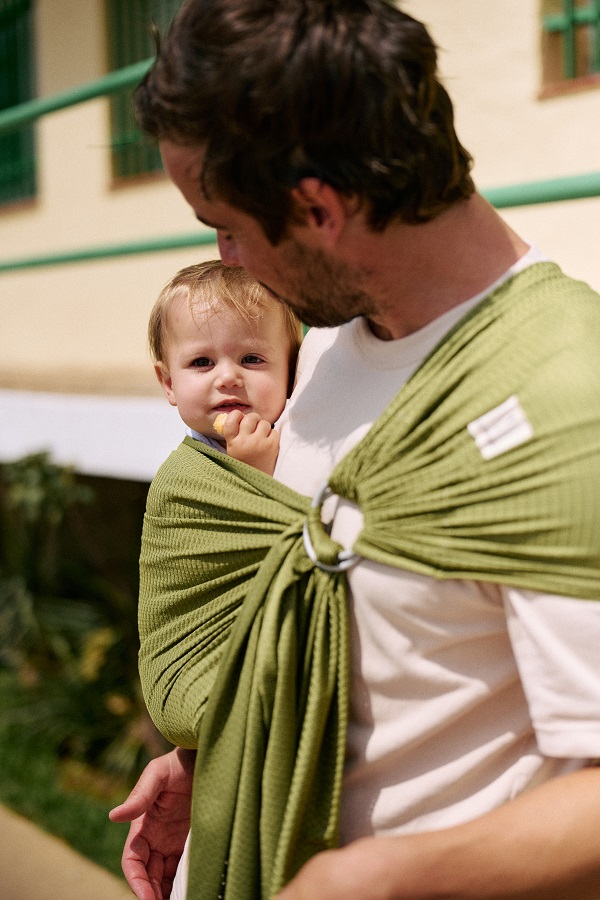 Kangura portabebés Momawo Splash Baby Carrier Sling Caki