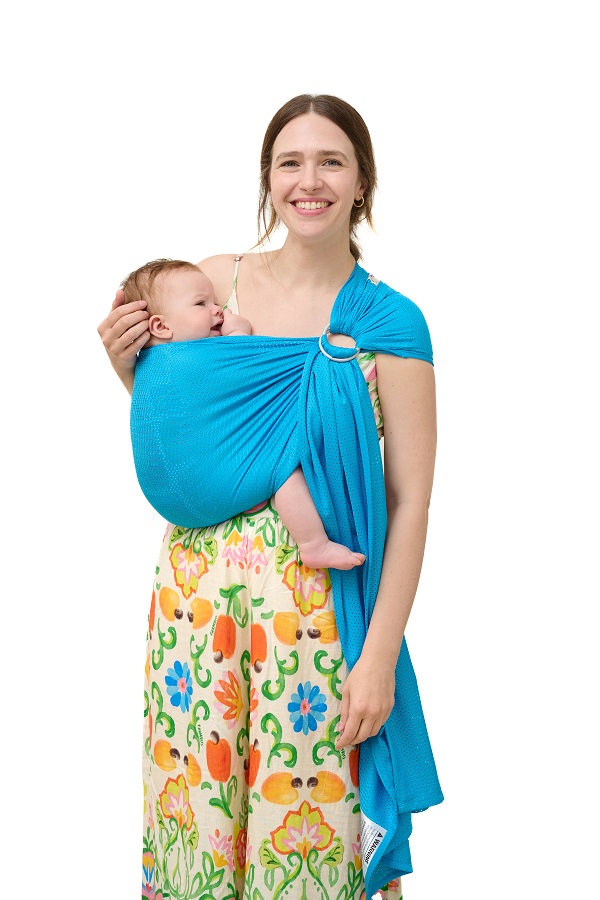 Kangura portabebés Momawo Splash Baby Carrier Sling Petrol