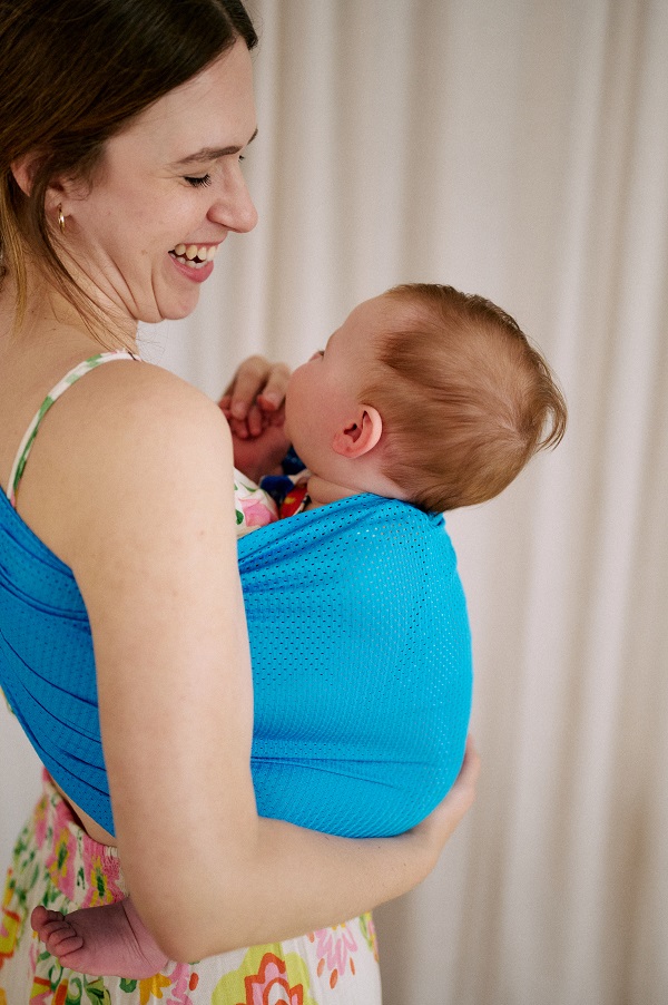 Kangura portabebés Momawo Splash Baby Carrier Sling Petrol