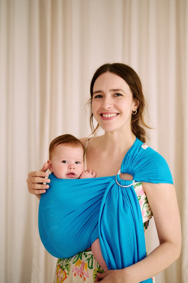 Kangura portabebés Momawo Splash Baby Carrier Sling Petrol