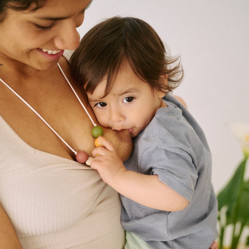 Kangura portabebés Babywearing and breastfeeding necklace Momawo Jungle